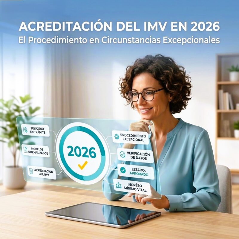 Acreditación del IMV en 2026: El procedimiento en circunstancias excepcionales