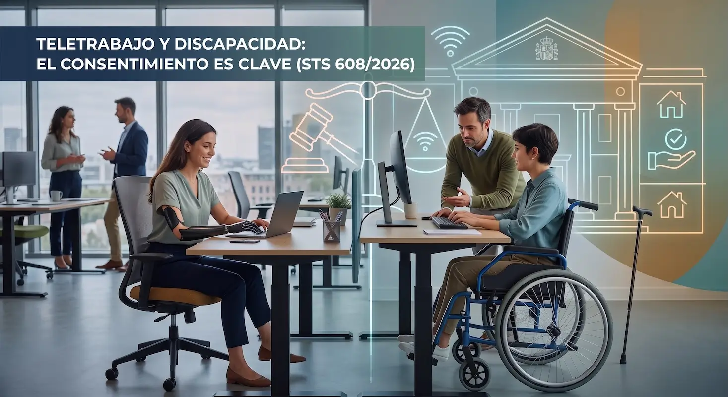 El Supremo frena la presencialidad obligatoria impuesta a teletrabajadores con discapacidad